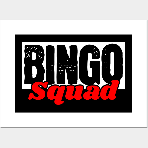 Bingo Bingo Squad Bingo Player Wall Art by CreativeGiftShop